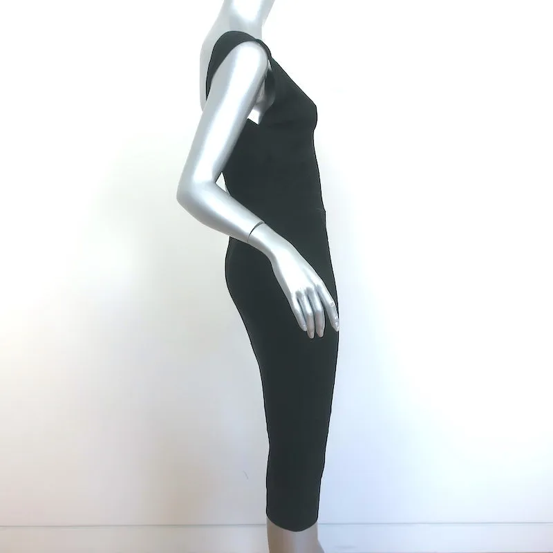 Herve Leger Karima Open Back Bandage Dress Black Size Medium