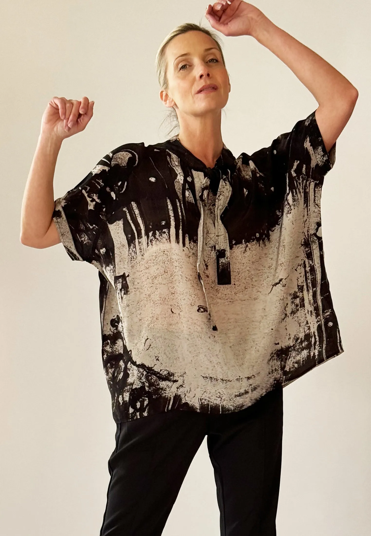 HIDDEN BLOUSE EMINENCE SEPIA