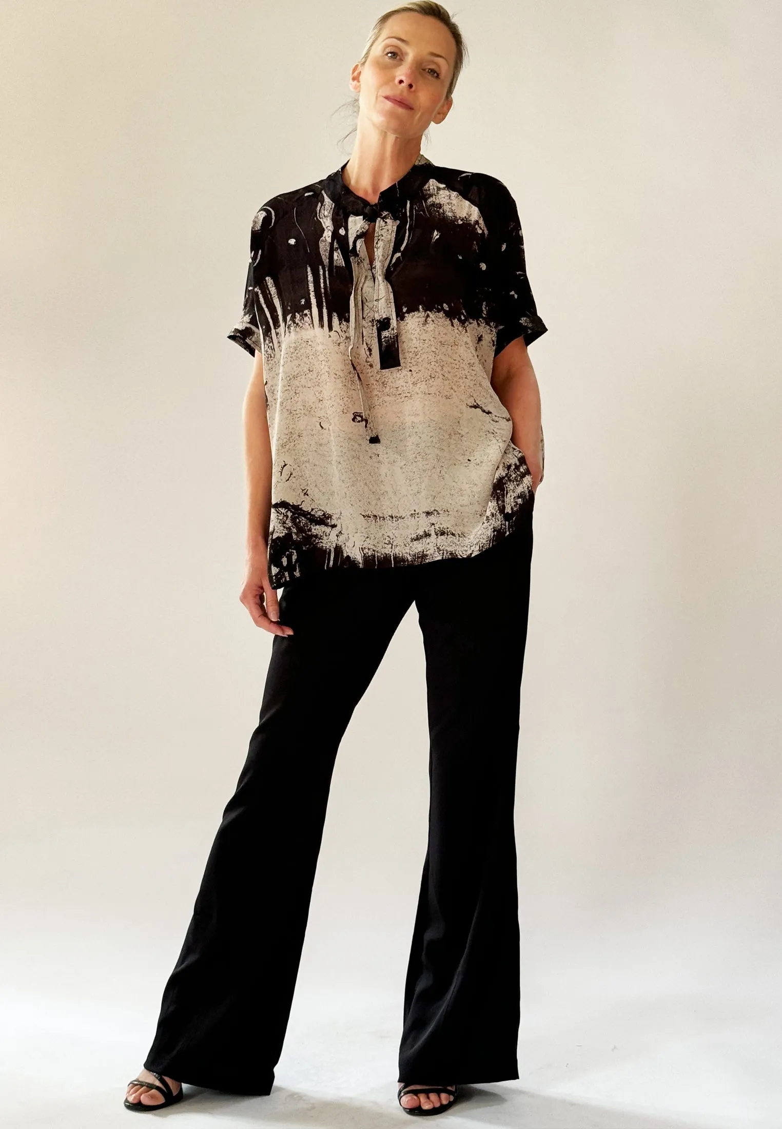 HIDDEN BLOUSE EMINENCE SEPIA