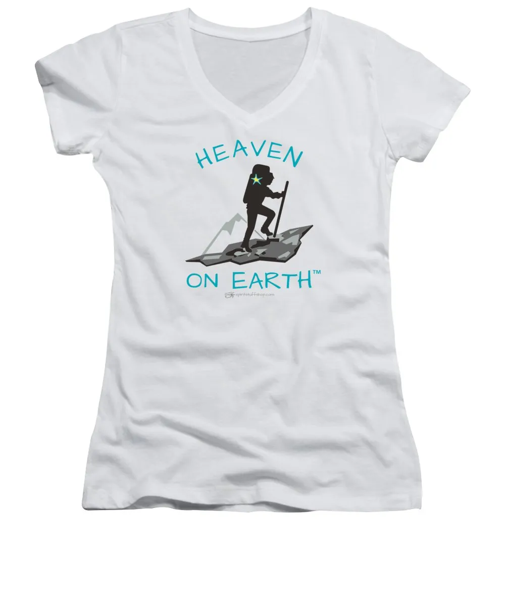 Hiker Heaven On Earth - Women's V-Neck