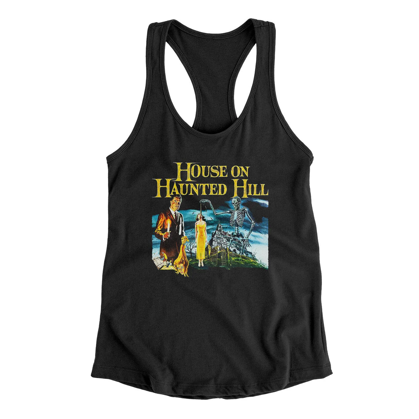 House On Haunted Hill Women's Racerback Tank