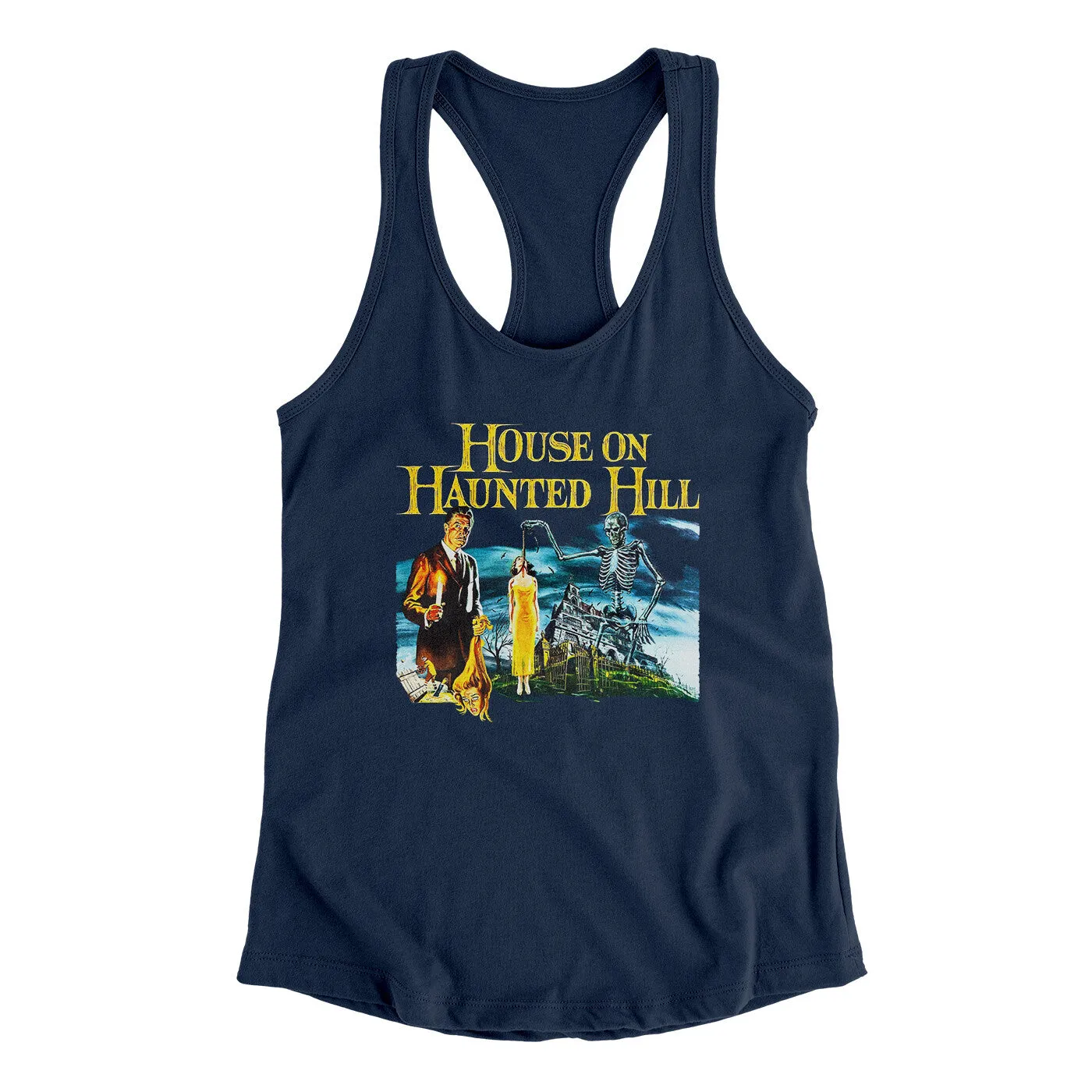 House On Haunted Hill Women's Racerback Tank