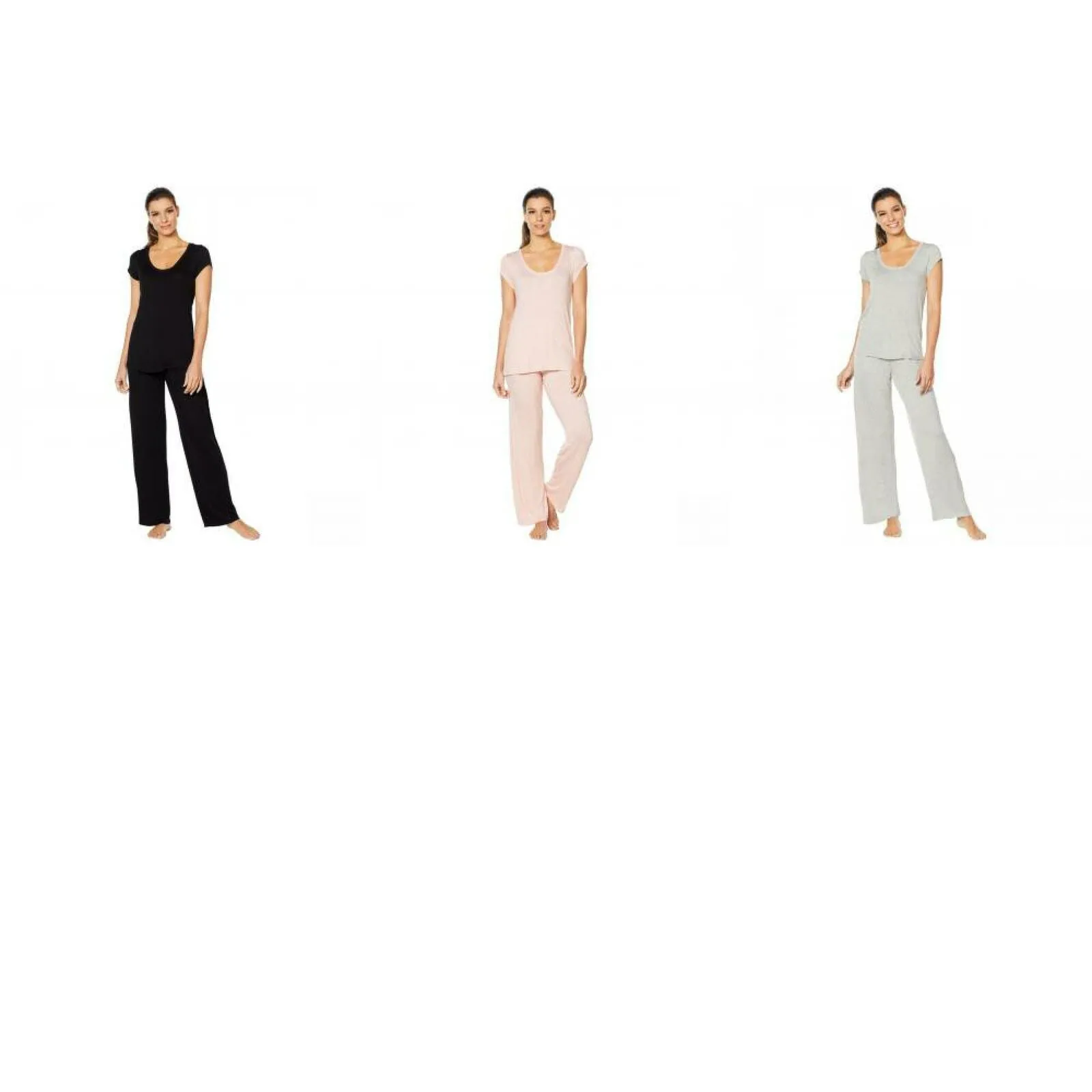 HUE Women's 2 Piece Sleep Well Set With Temp Tech