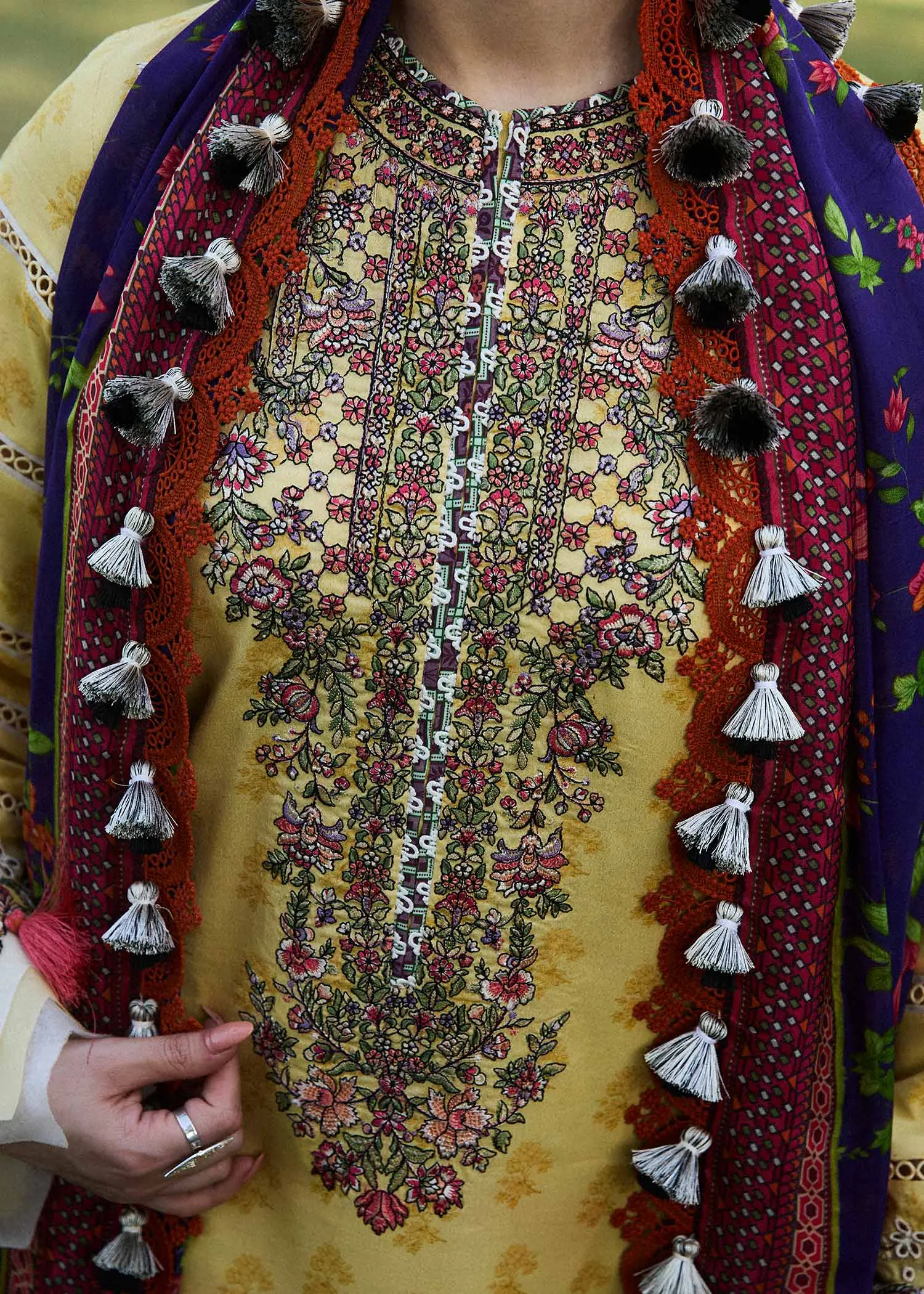HUSSAIN REHAR | SS LAWN '24 COLLECTION-OPAL