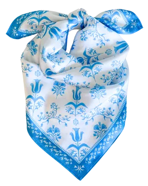 Hydrangea Block Print Scarf