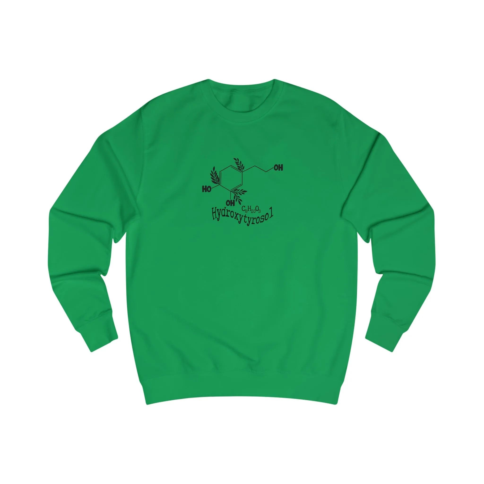 Hydroxytyrosol / Chemical bonds / Oliveda olive tree people consultant gift / Unisex Sweatshirt
