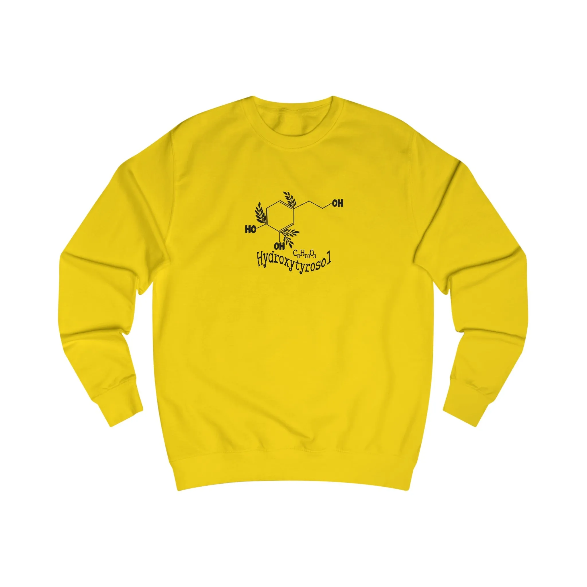 Hydroxytyrosol / Chemical bonds / Oliveda olive tree people consultant gift / Unisex Sweatshirt