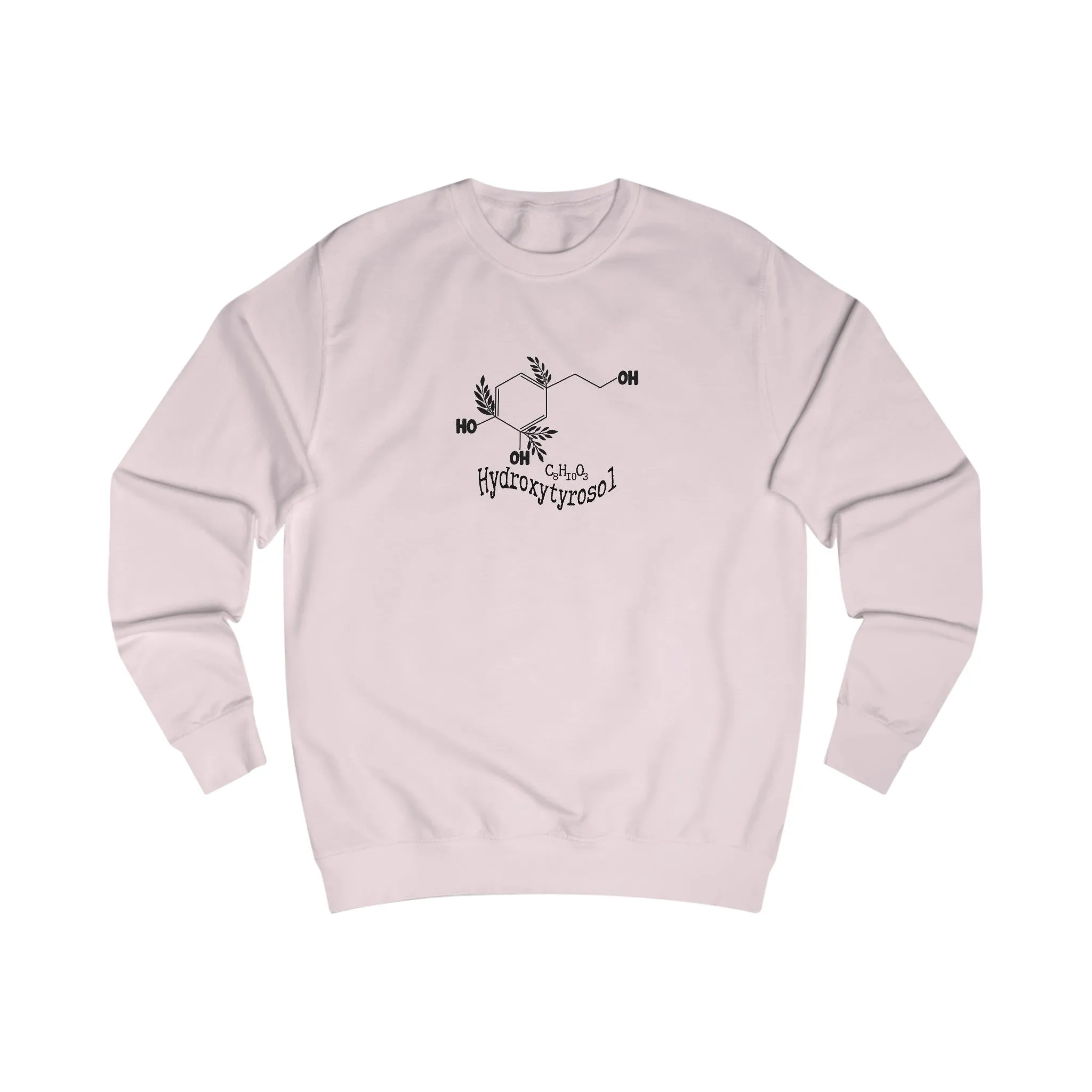 Hydroxytyrosol / Chemical bonds / Oliveda olive tree people consultant gift / Unisex Sweatshirt