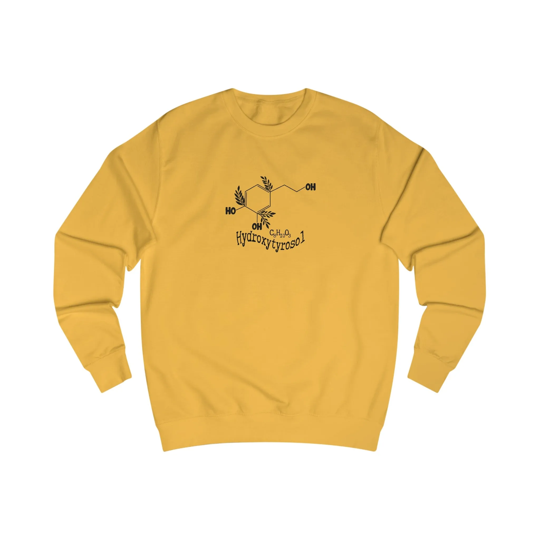Hydroxytyrosol / Chemical bonds / Oliveda olive tree people consultant gift / Unisex Sweatshirt