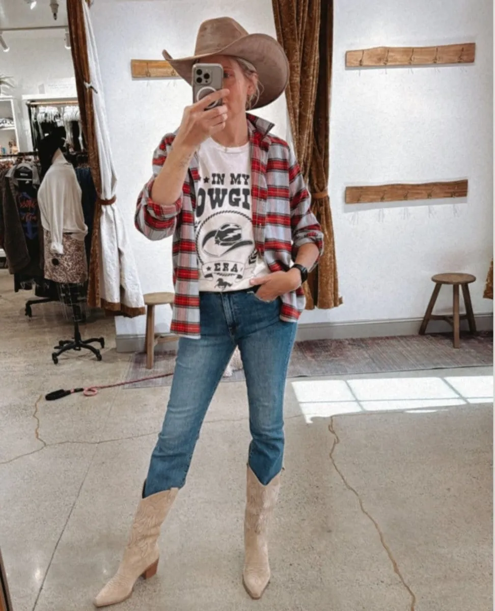 In My Cowgirl Era Tee Off White