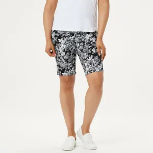 Isaac Mizrahi Live! Women's 24/7 Toile Printed Bermuda Shorts