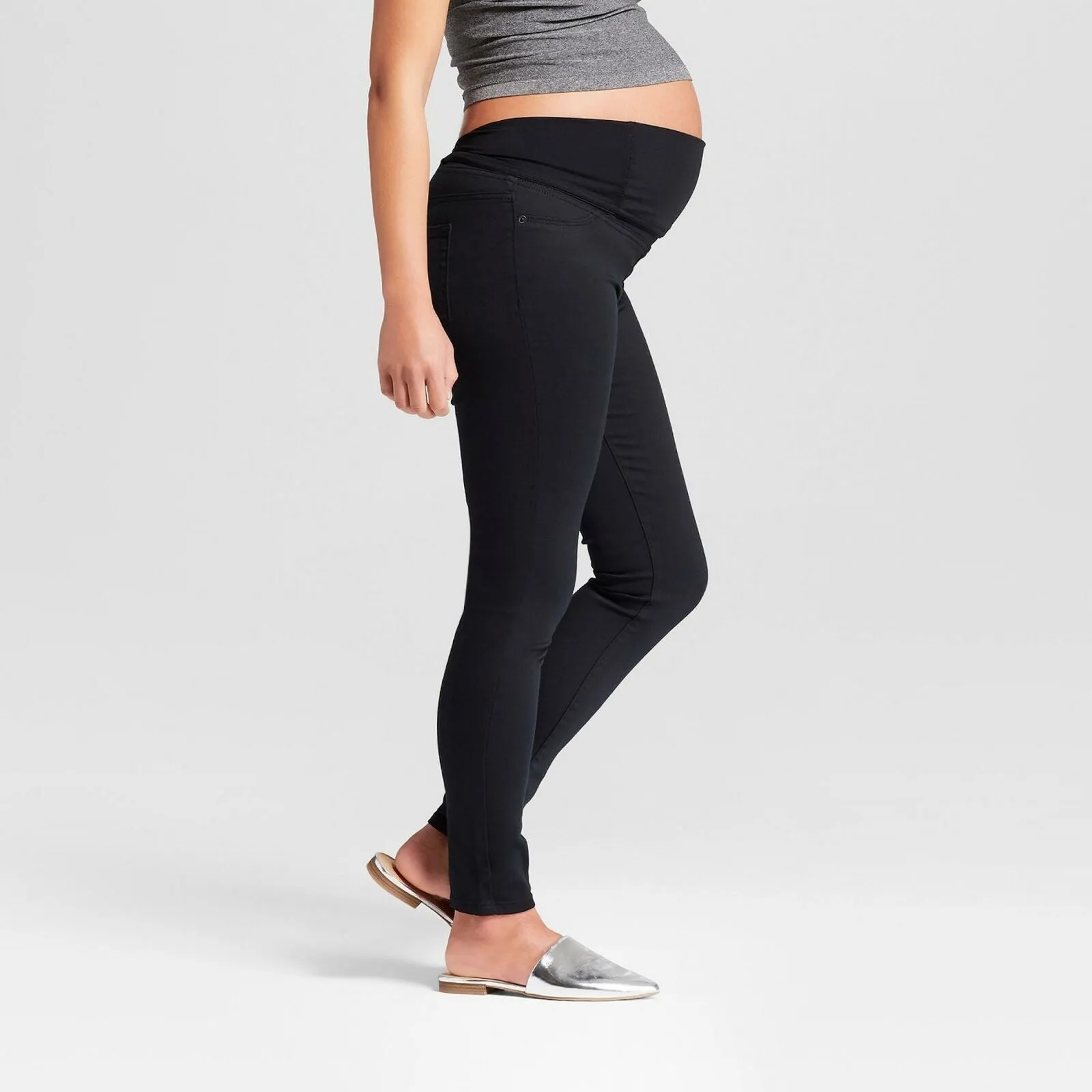 Isabel Maternity by Ingrid & Isabel Crossover Panel Skinny Jeans