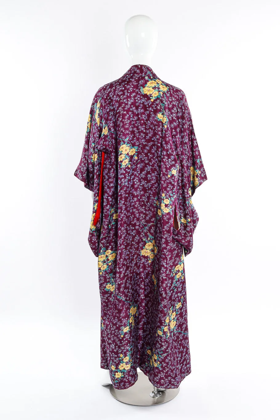 Japanese Floral Vine Printed Kimono