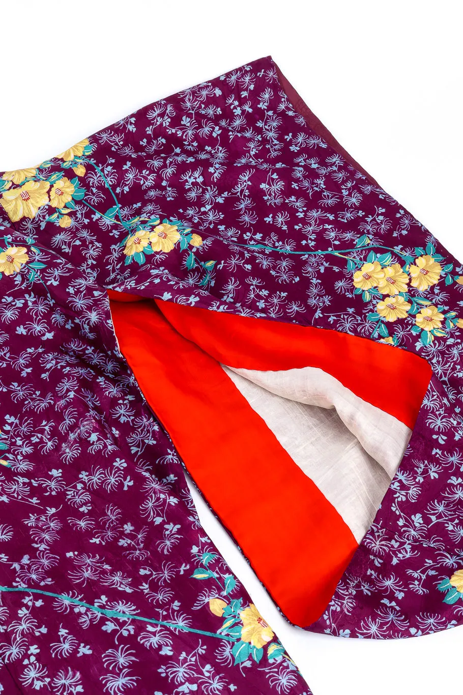 Japanese Floral Vine Printed Kimono