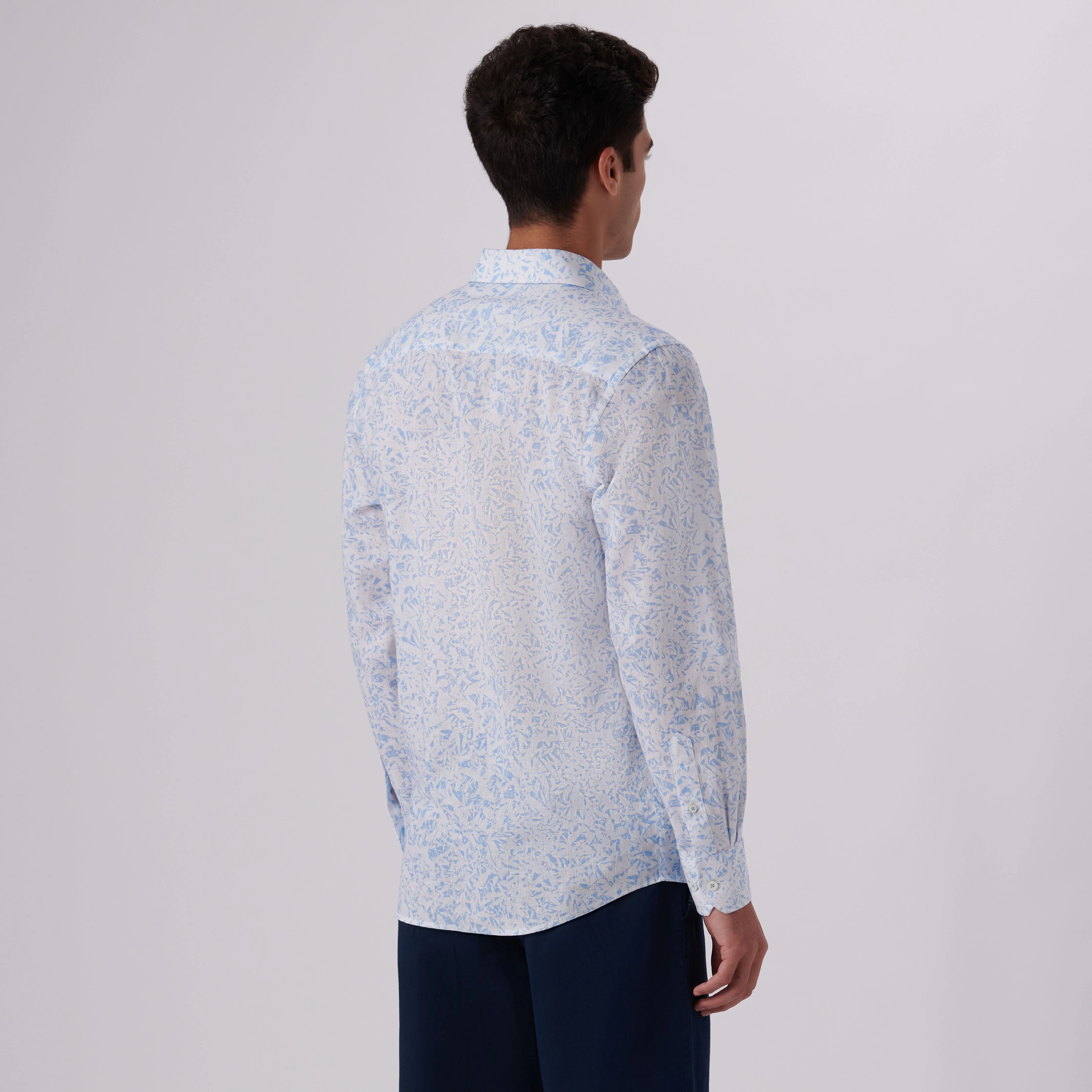 Julian Abstract Linen Shirt