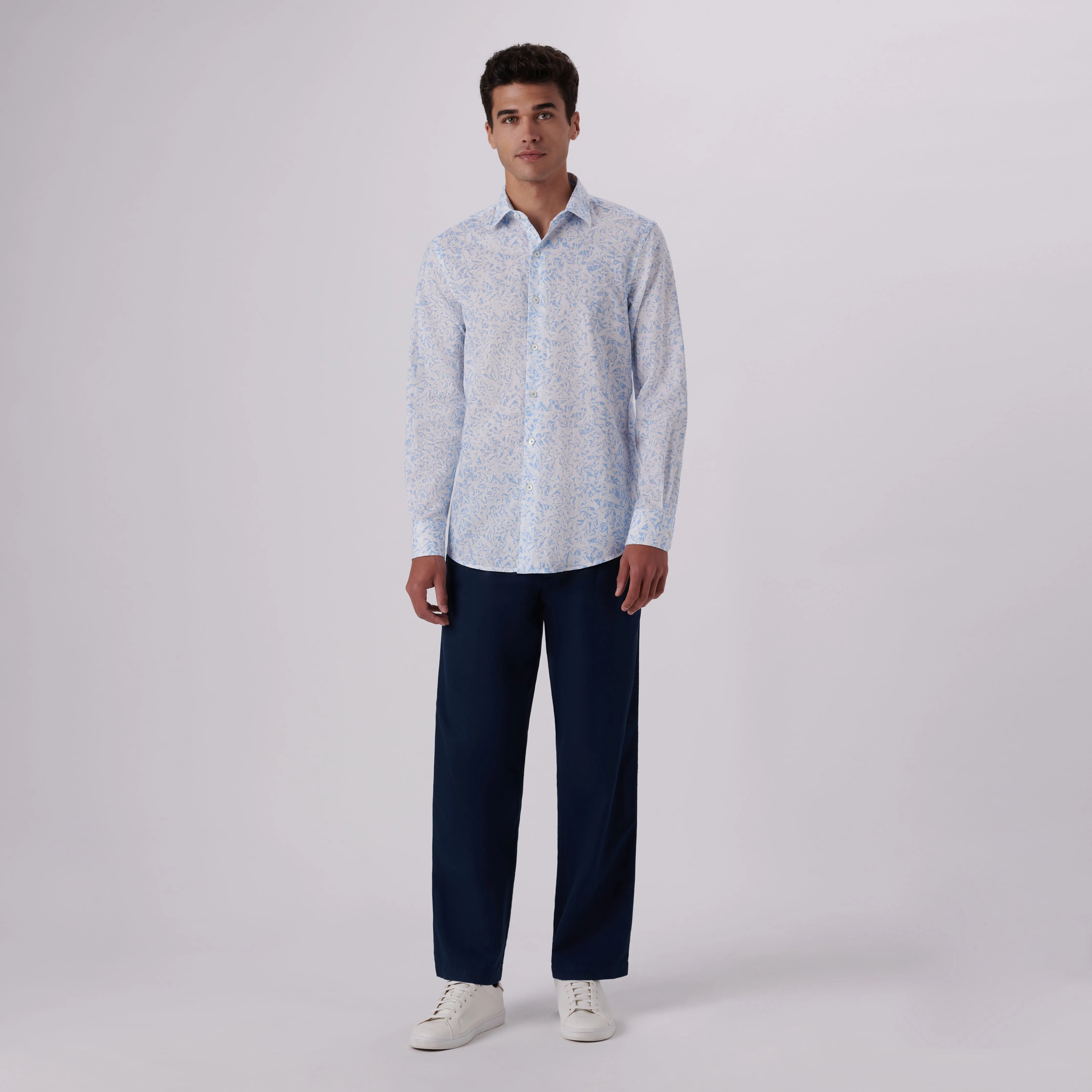 Julian Abstract Linen Shirt