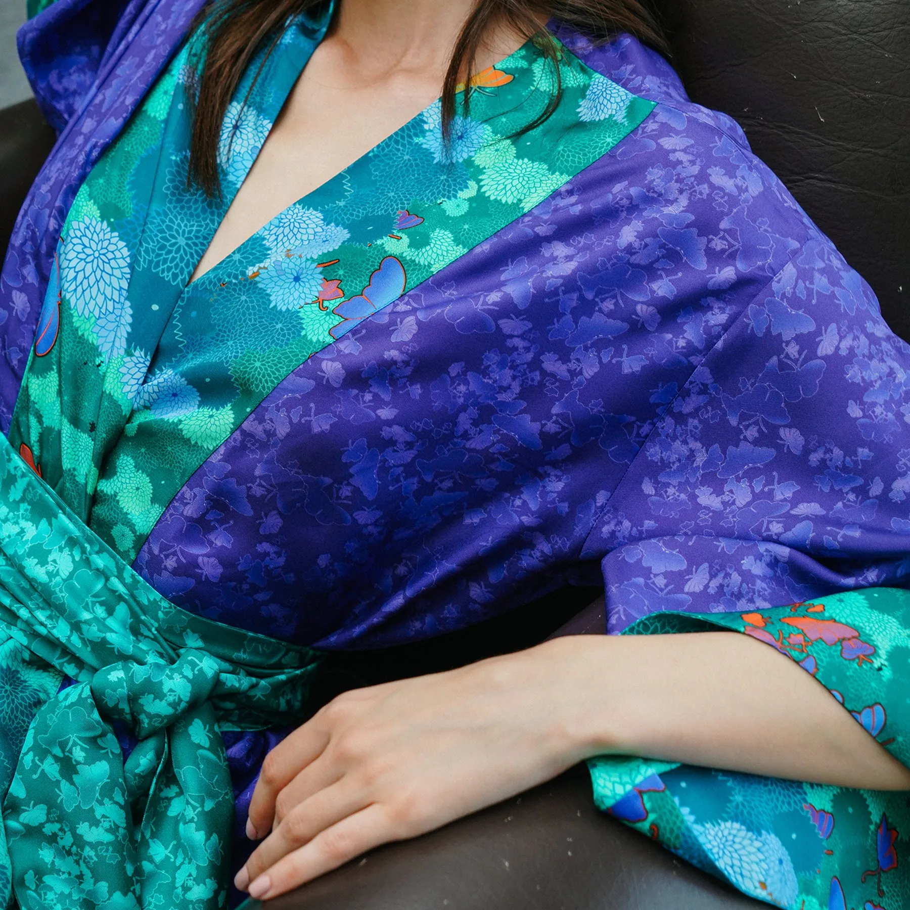 Karma On The Rocks Kobe Silk Long Robe