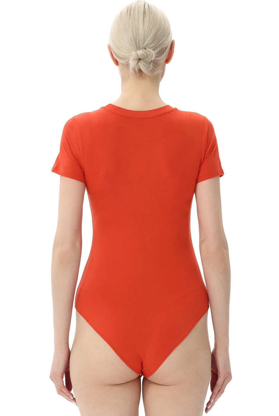 Kimi   Kai Women's Crew Neck Basic Bodysuit