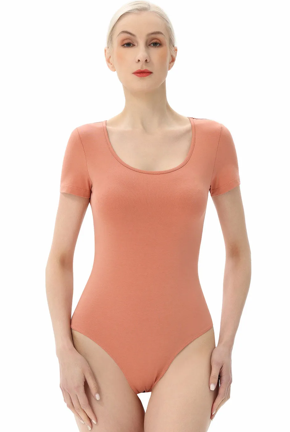 Kimi   Kai Women's U-Neck Basic Bodysuit