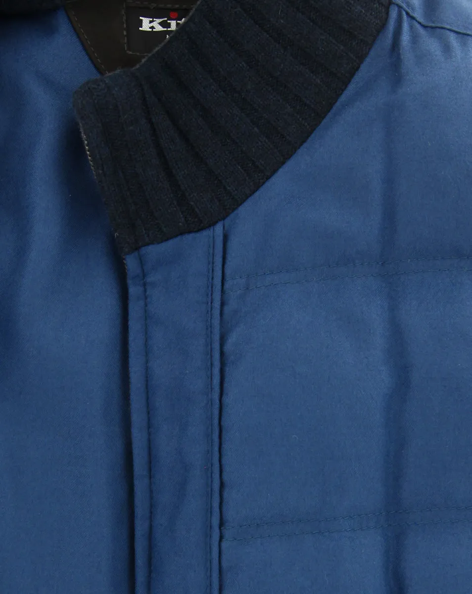 Kiton Blue Vest