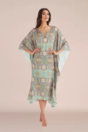 La Mamounia Coral Long Caftan
