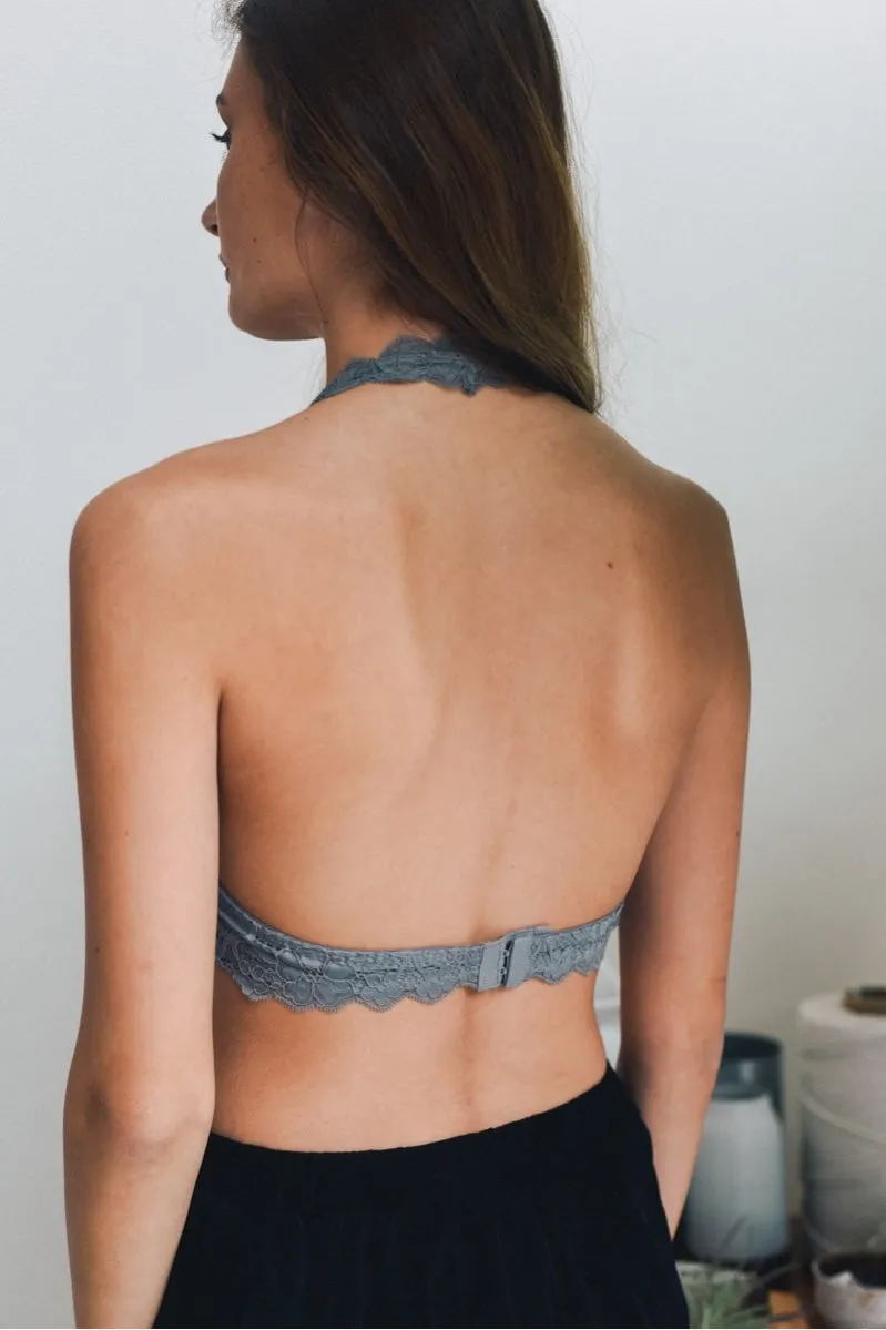 Lace Halter Bralette - 8 colors!