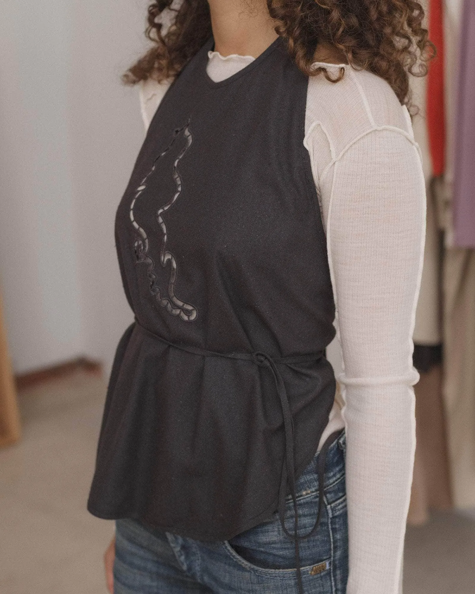 Lei Apron Top