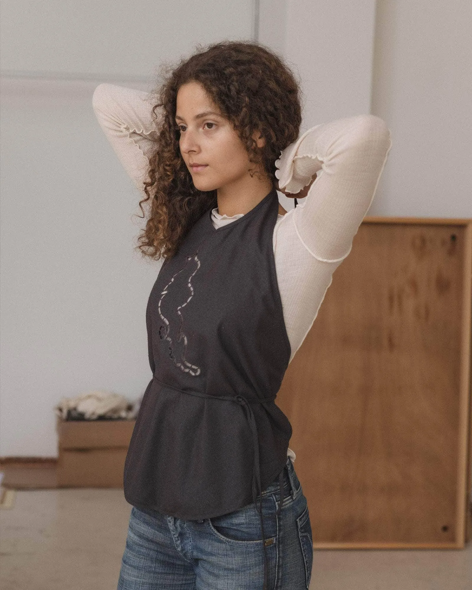 Lei Apron Top