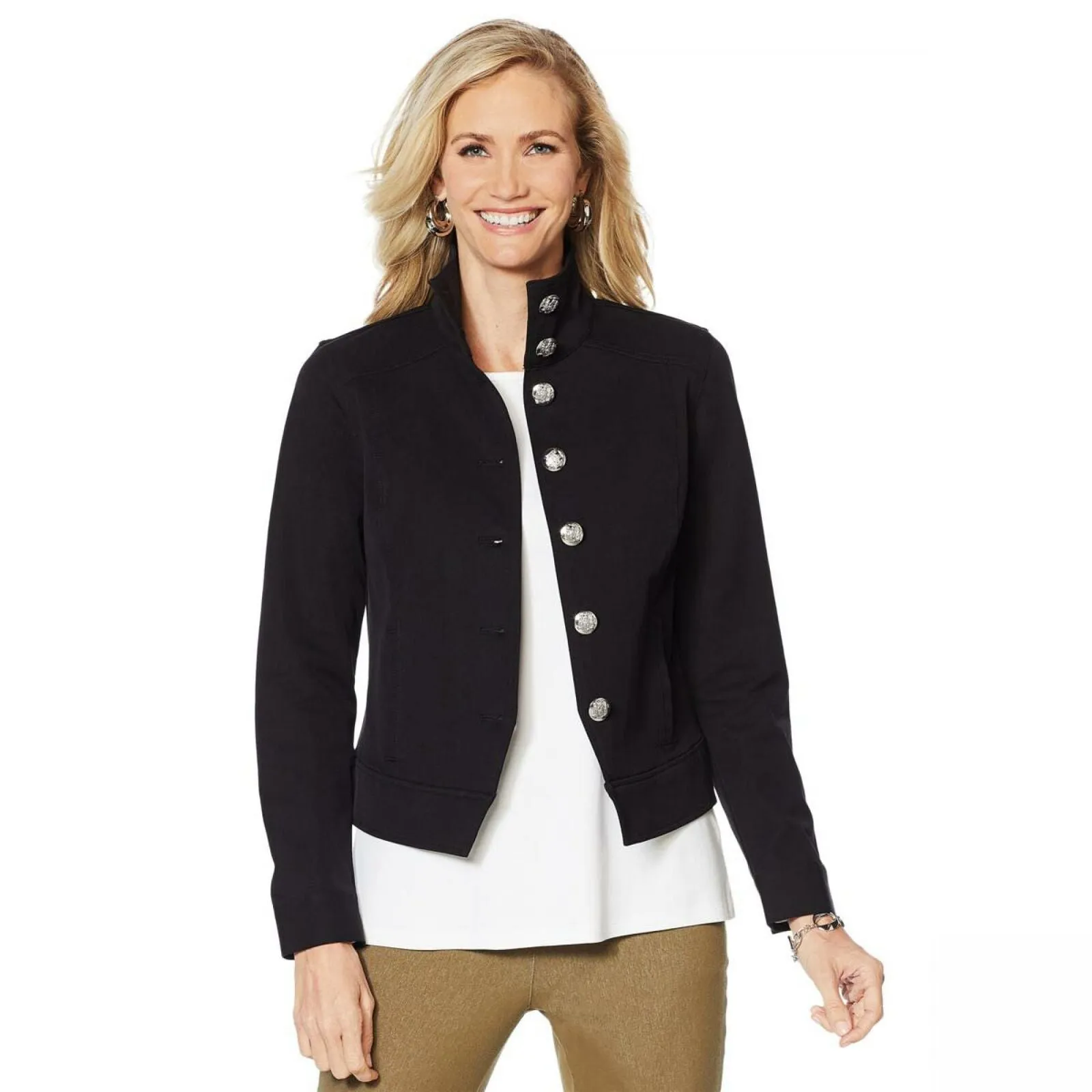 Lemon Way Women's Flawless Twill Military Jacket