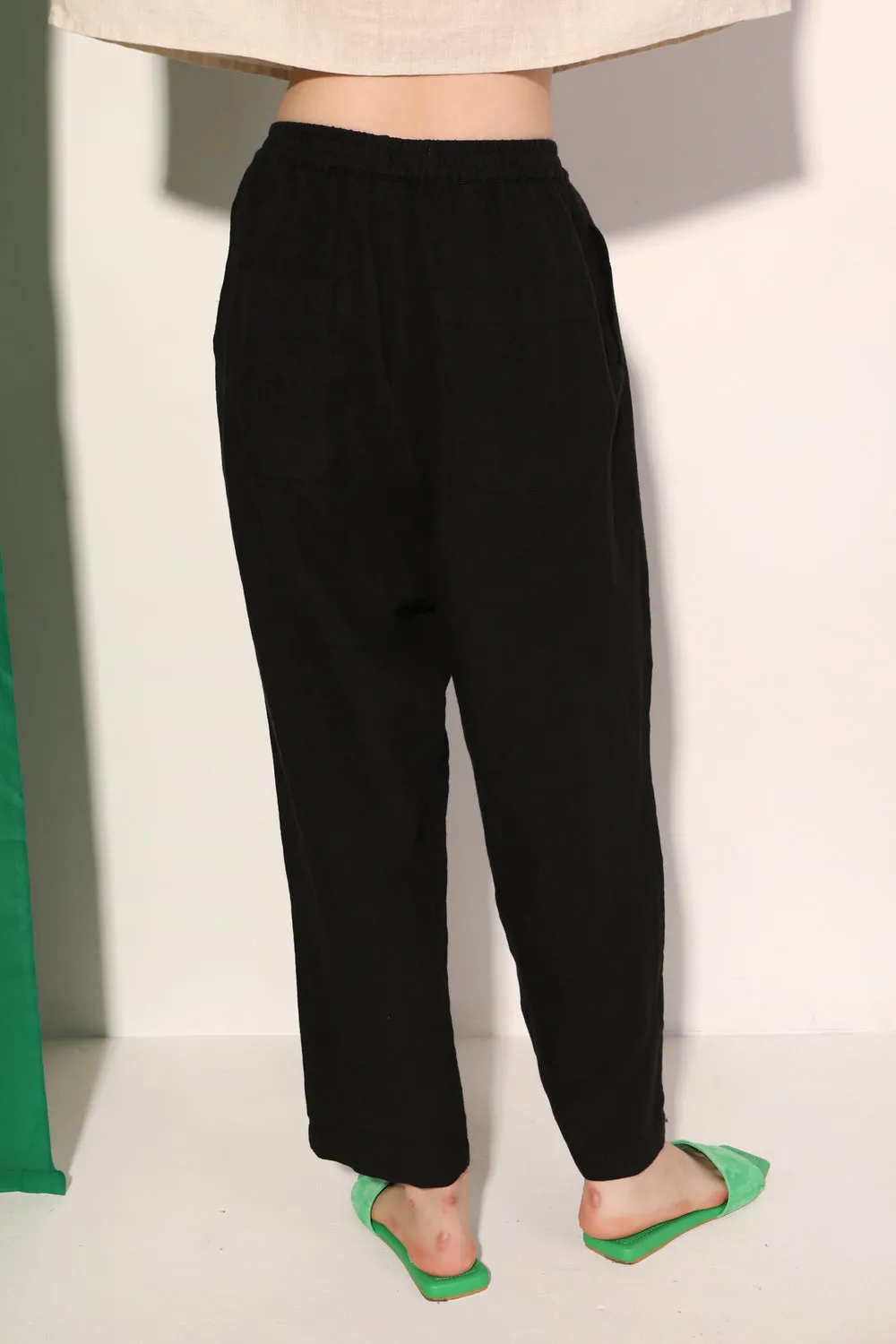 L.F.Markey Hareem Trouser Black