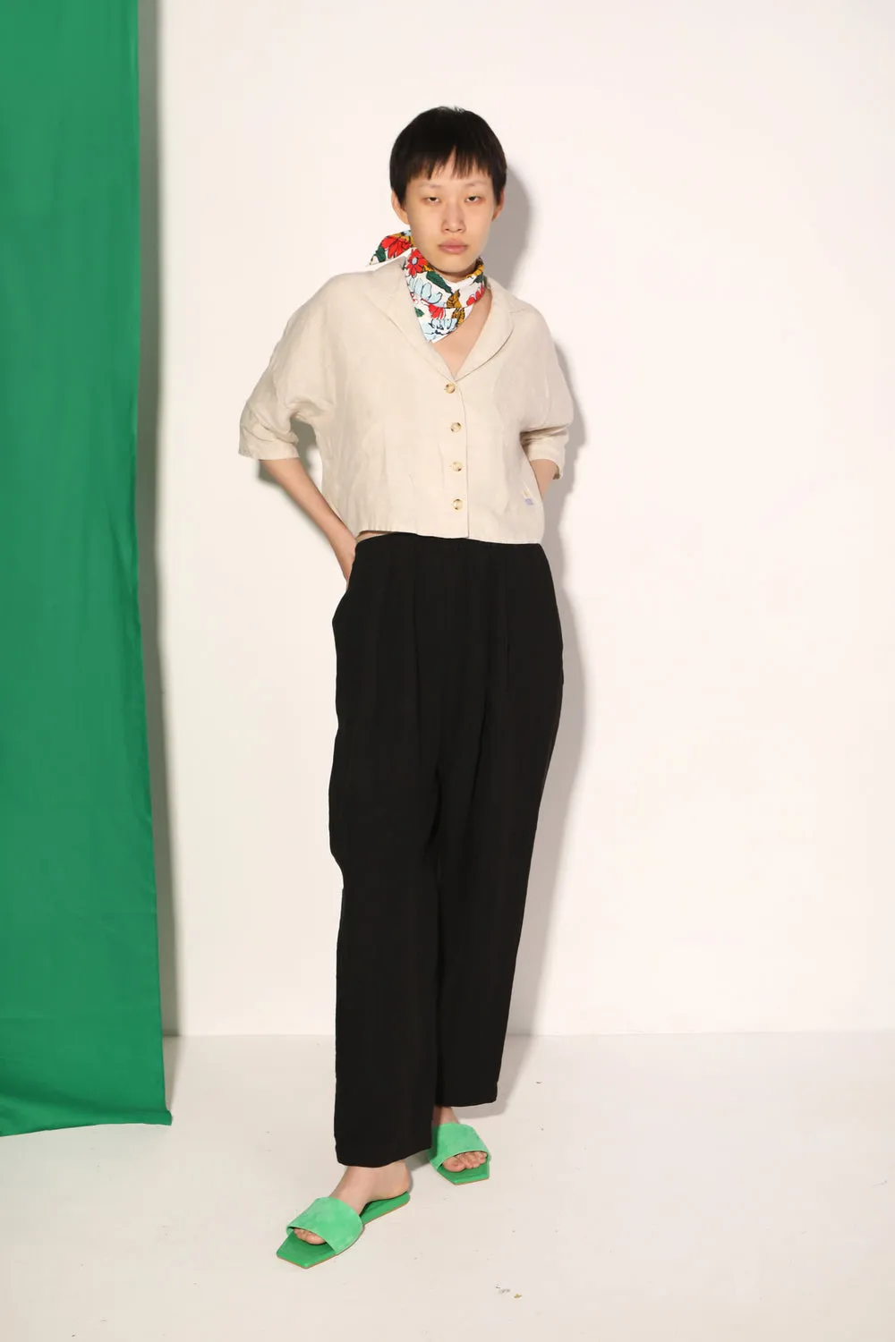 L.F.Markey Hareem Trouser Black