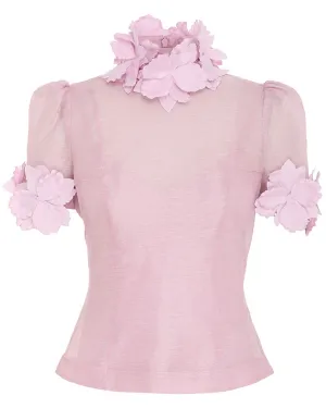 Lilac High Tide Flower Shirt