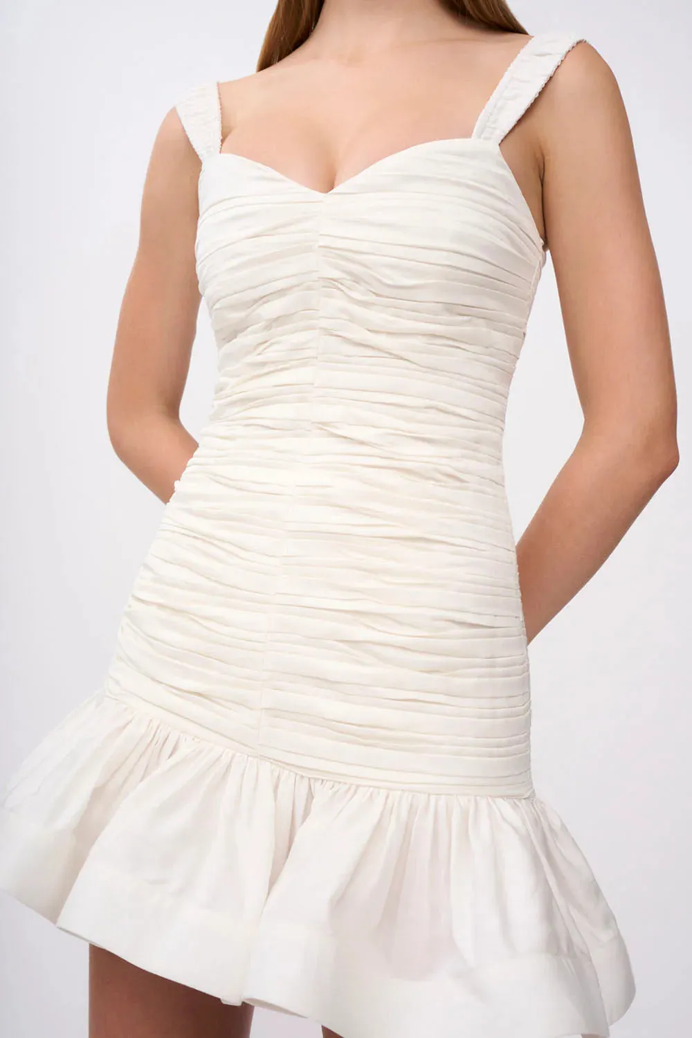 LUCIA GATHER MINI DRESS