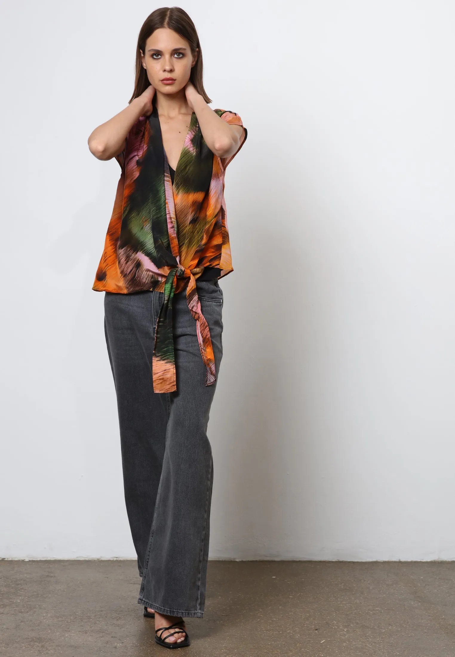 LUSTER TOP OBSCURE ORANGE