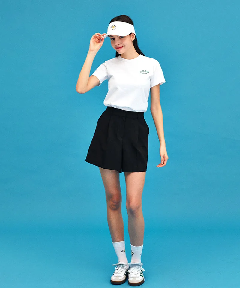 MACKY Golf: Hole-In Cup T-Shirt - White-Green