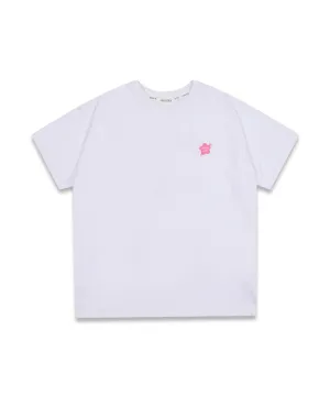 MACKY Golf: Life Patch T-Shirt - White-Pink