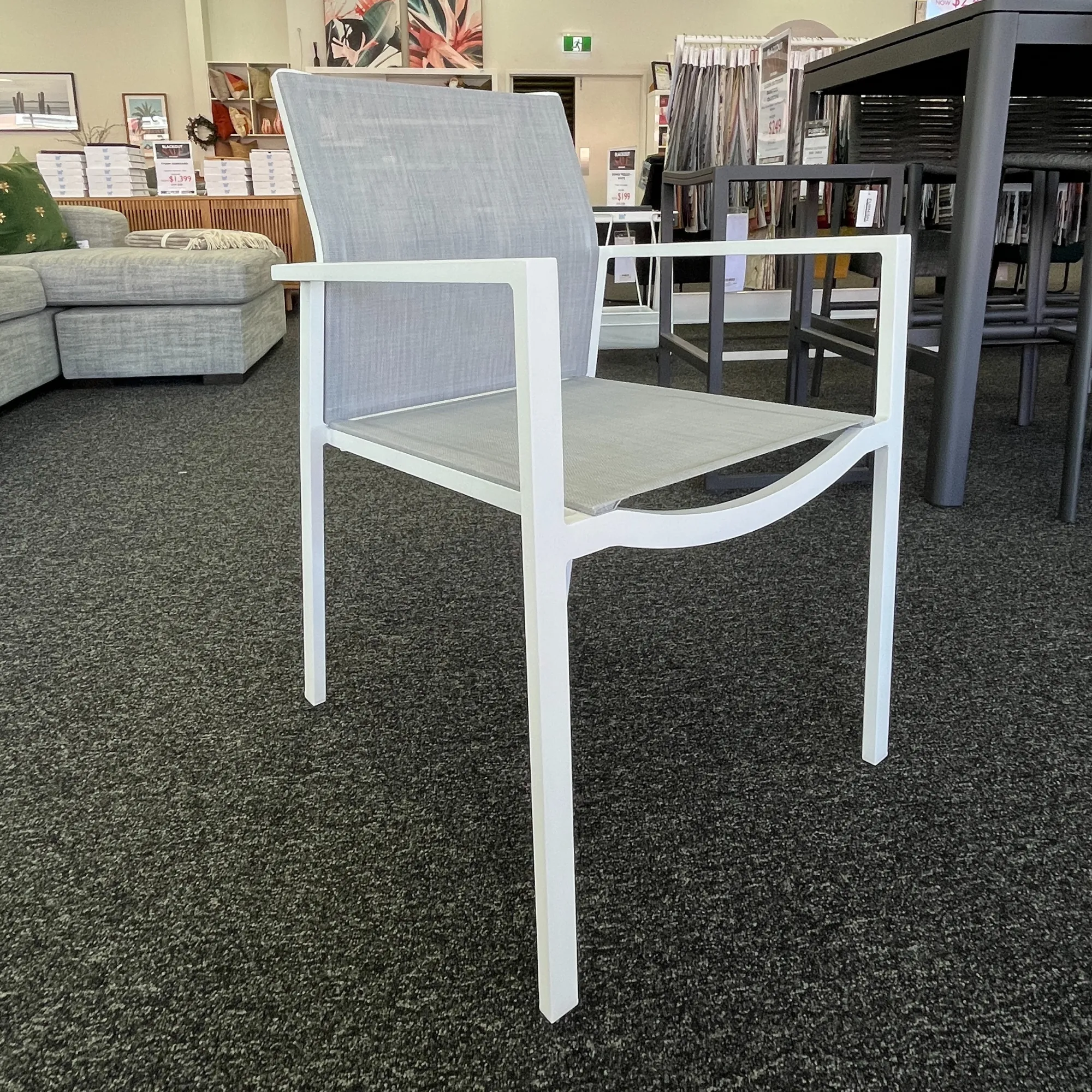 Miami Outdoor Dining Chair - White