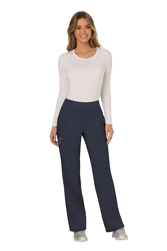 Mid Rise Pull On Cargo Pant