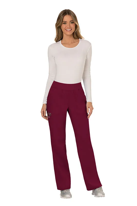 Mid Rise Pull On Cargo Pant