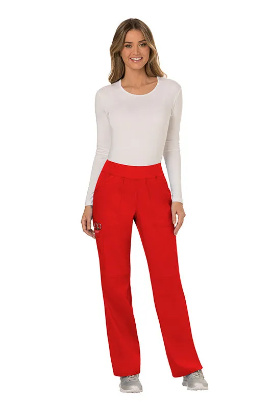 Mid Rise Pull On Cargo Pant