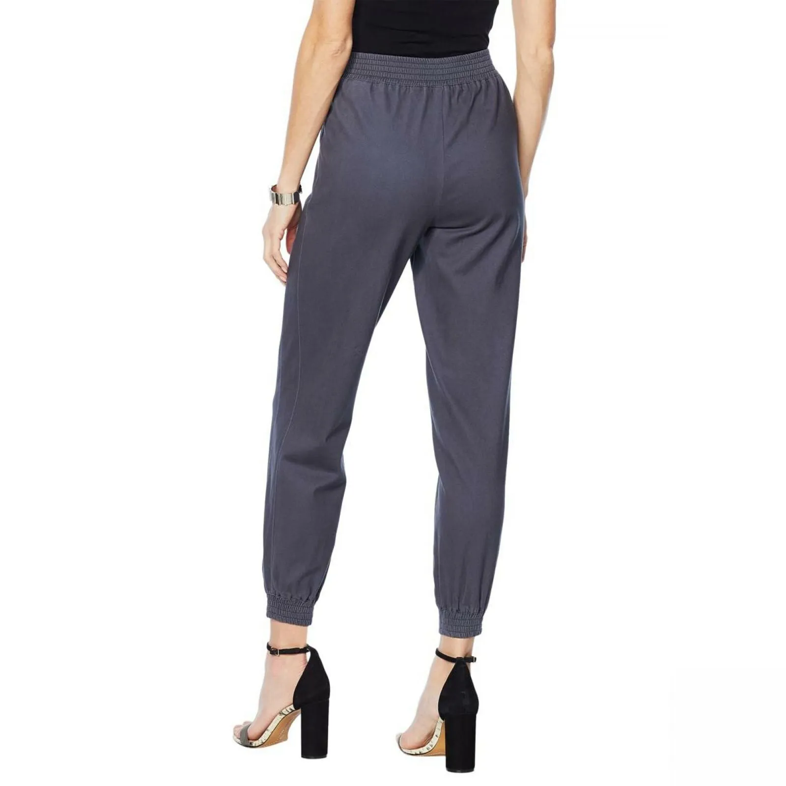 MOTTO Women's Stretch Sateen Jogger Pants