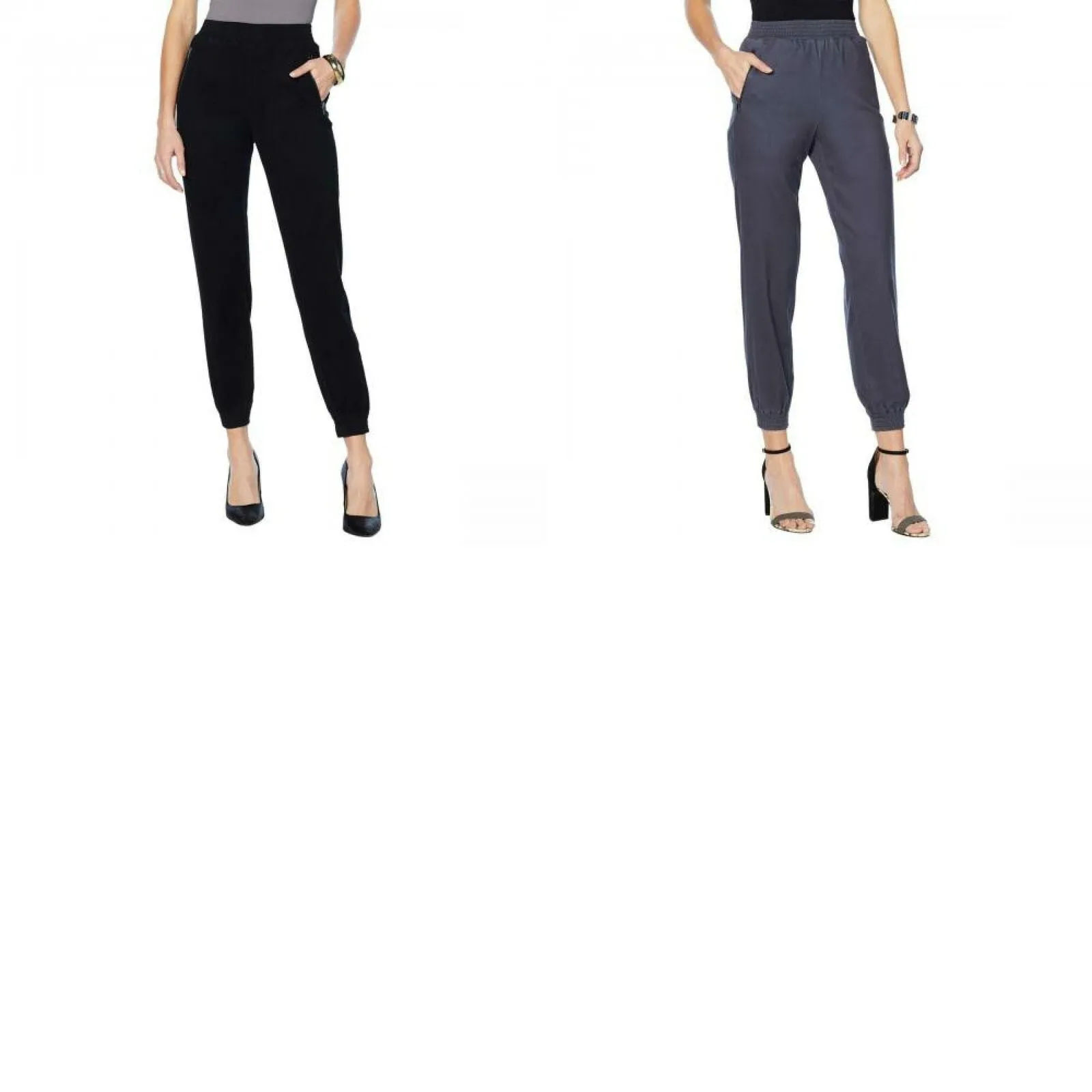MOTTO Women's Stretch Sateen Jogger Pants