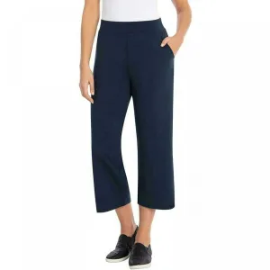 New Sentimental Women's Wide Waistband Cropped Soft Knit Pants. 1369425-NEW L