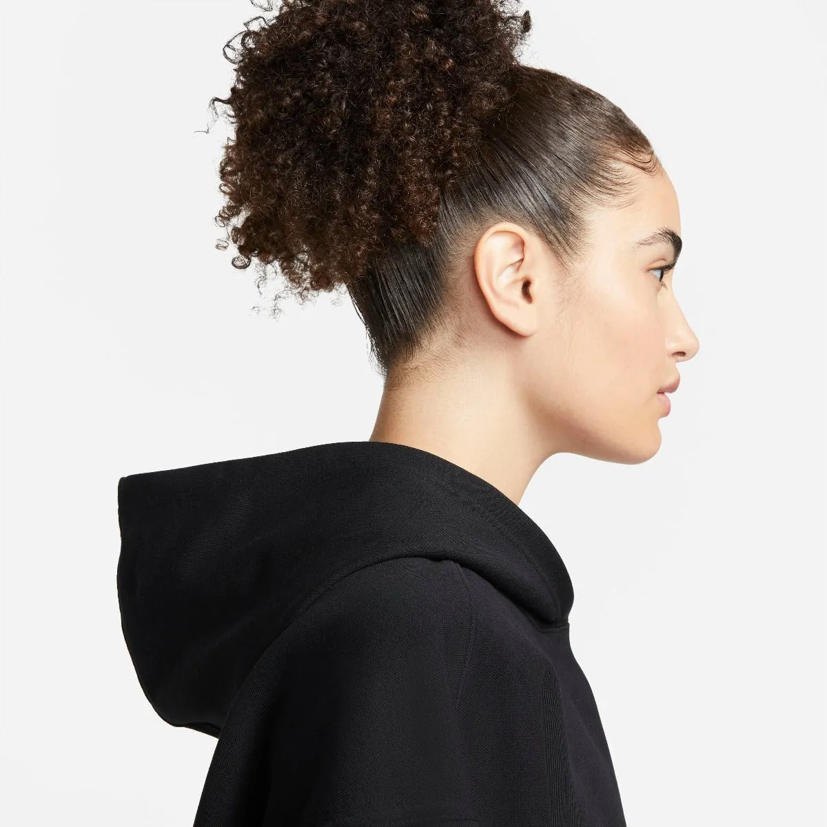 Nike Women's Fleece Heritage Tennis Hoodie (Black)