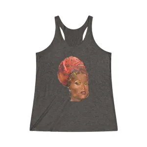 NUBIAN QUEEN - Women's Tri-Blend Racerback Tank