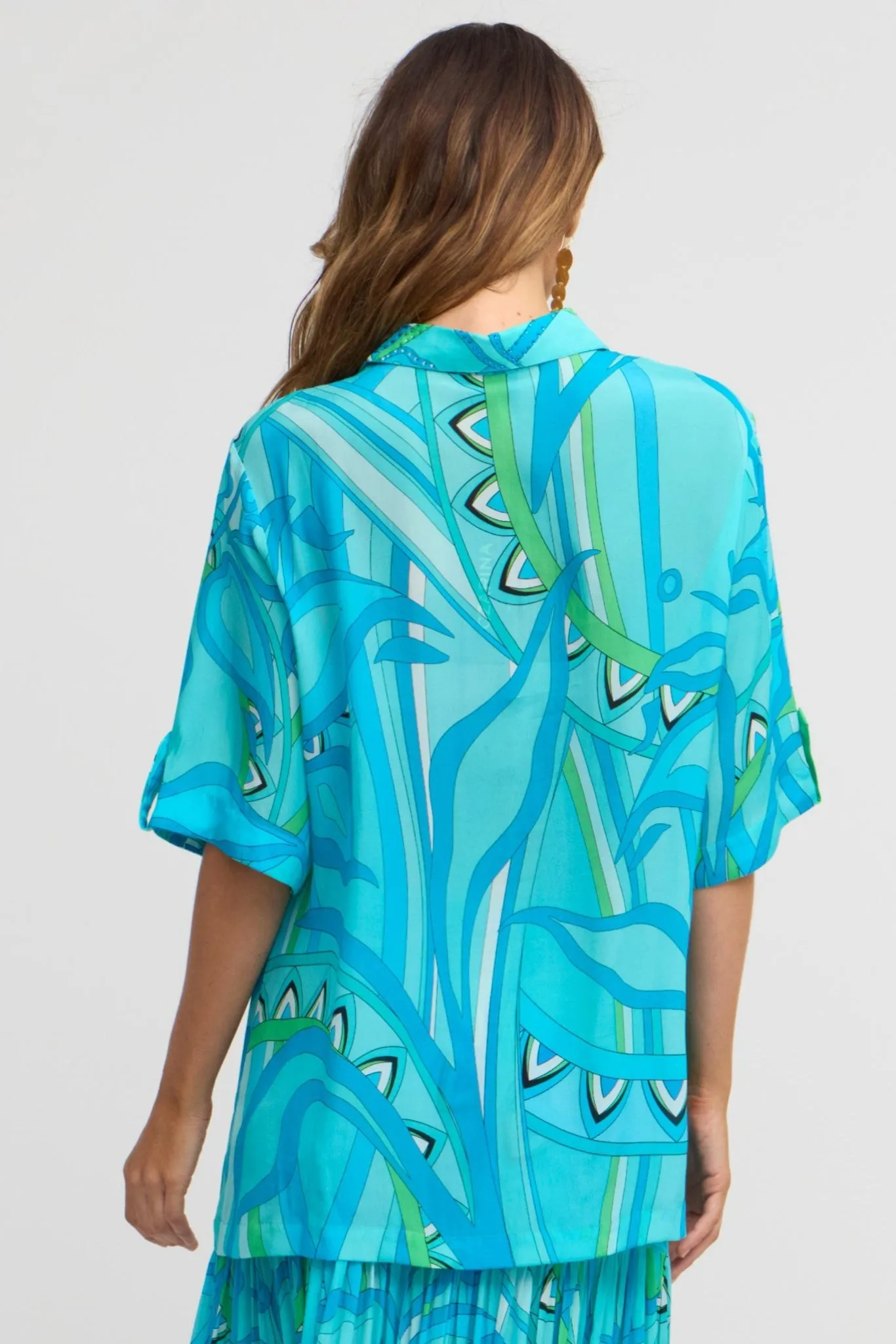 Oceanic Blues Short Sleeve Shirt