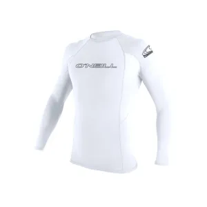 O'Neill - Basic Skins L/S Crew Rash Vest - White