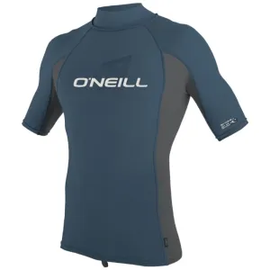 O'Neill Premium Skins Turtleneck Rash Vest - Copenblue/Smoke