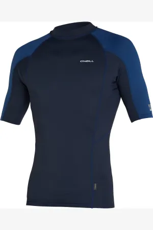 O'NEILL PSYCHO UV SS RASH VEST - ABYSS