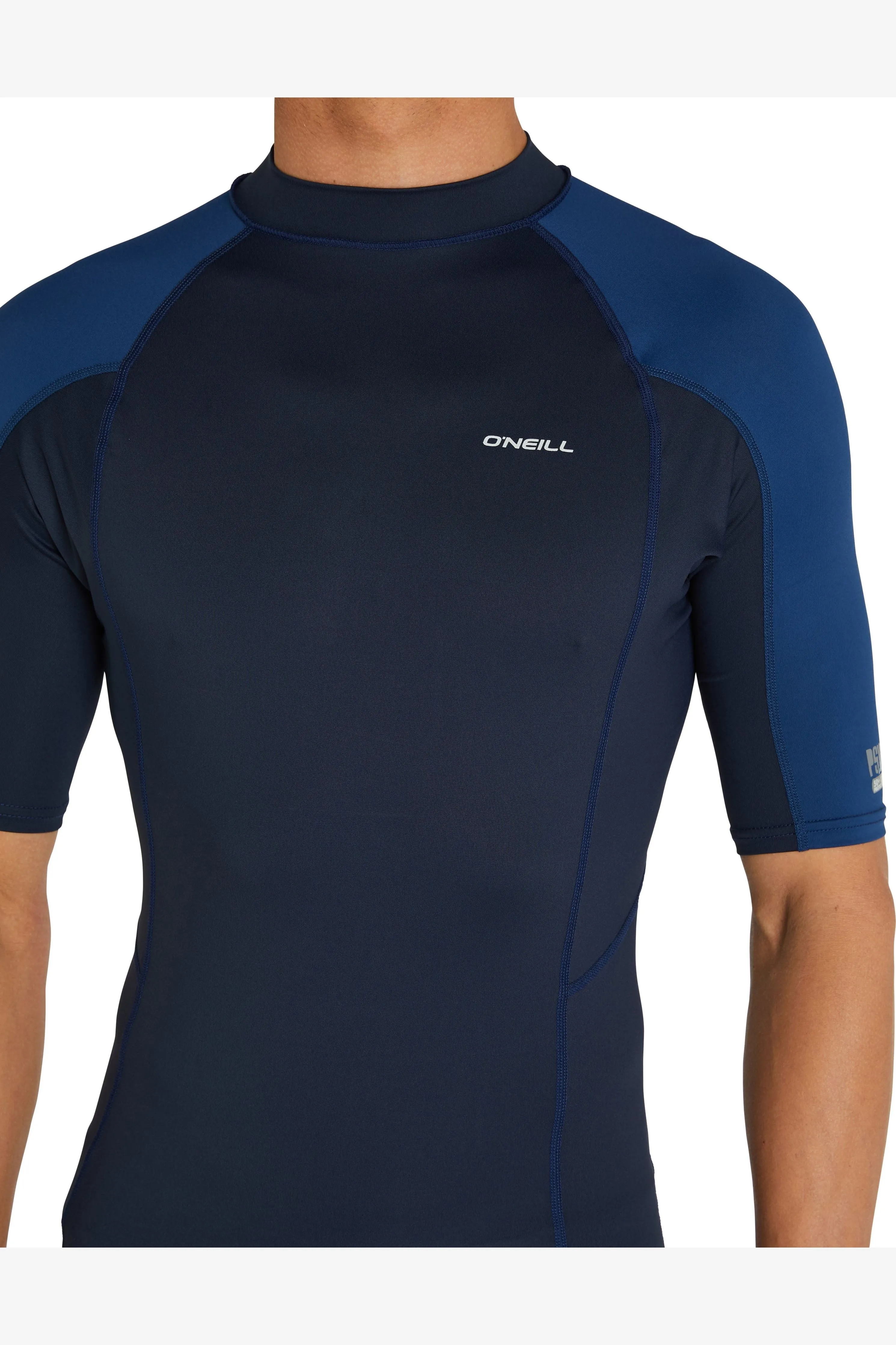 O'NEILL PSYCHO UV SS RASH VEST - ABYSS